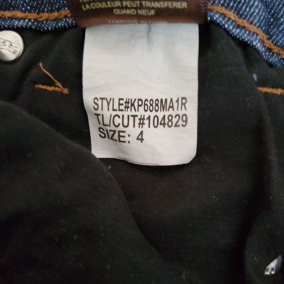 KUT From The Kloth Women's Mid Rise Straight Leg Cuff Cropped Denim Jeans Size 4 - Picture 9 of 14